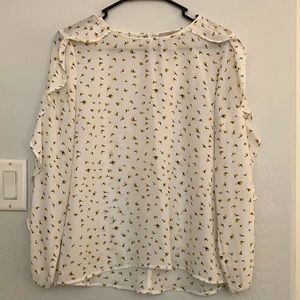LOFT Floral Blouse